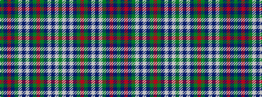 idealised woven sample of pattern GBRBGWBWBGRGBWBWG