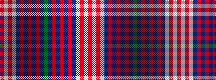idealised woven sample of pattern GBRBRBRBWRWR