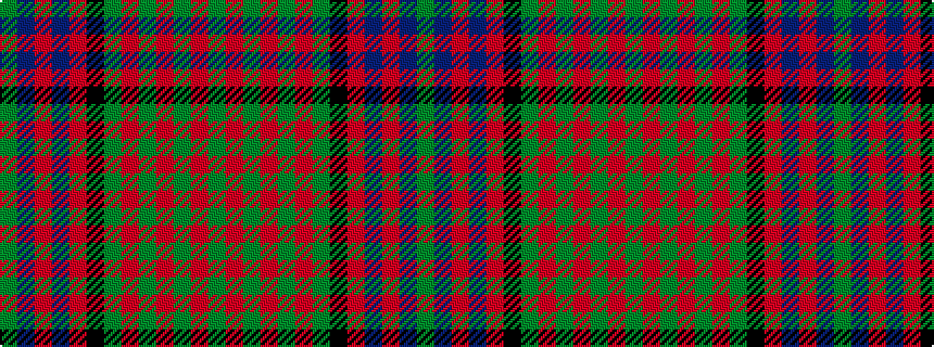 idealised woven sample of pattern GBRBRKGRGRGRG