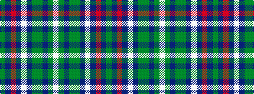 idealised woven sample of pattern GBRBWBGGBGW