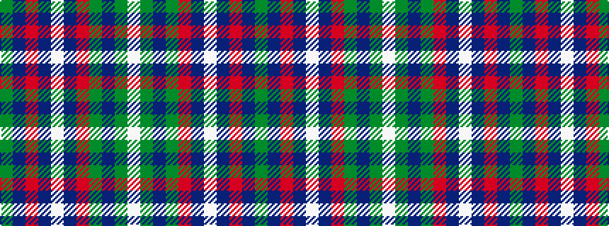idealised woven sample of pattern GBRBWBRGBGW