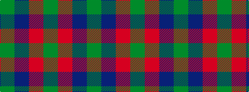 idealised woven sample of pattern GBRG