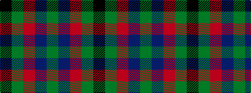 idealised woven sample of pattern GBRGK