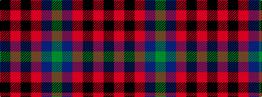 idealised woven sample of pattern GBRKRK