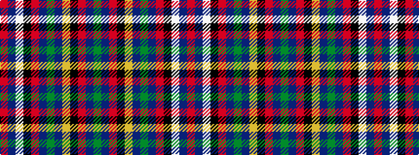 idealised woven sample of pattern GBRKYBGBRKWBR
