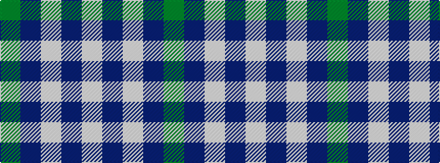 idealised woven sample of pattern GBWBW