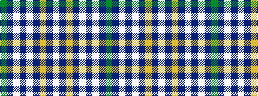 idealised woven sample of pattern GBWBWBYBW
