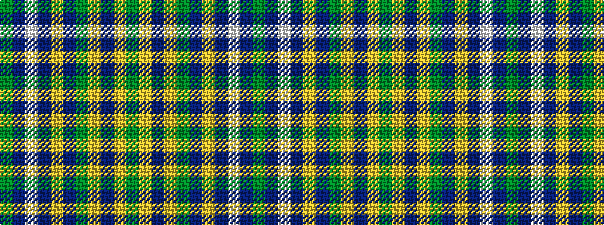 idealised woven sample of pattern GBWBYBGYBYG