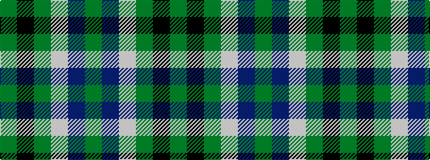 idealised woven sample of pattern GBWGKG