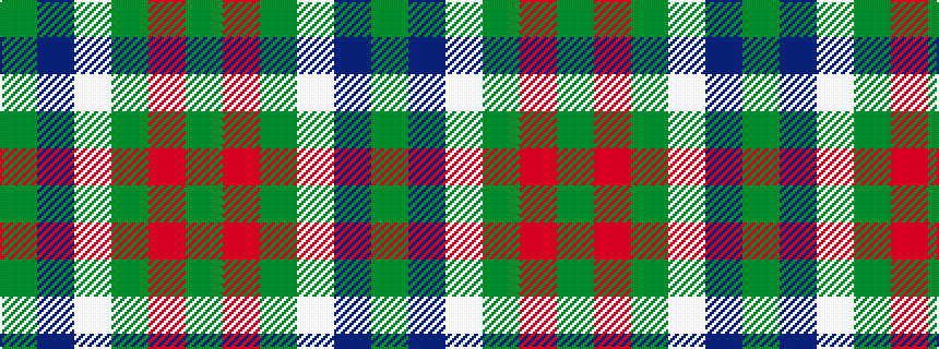 idealised woven sample of pattern GBWGRG