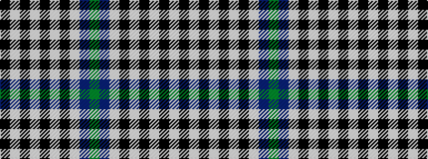 idealised woven sample of pattern GBWKWKWKWK