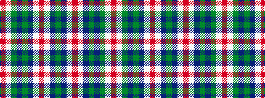 idealised woven sample of pattern GBWRWBGBGWR
