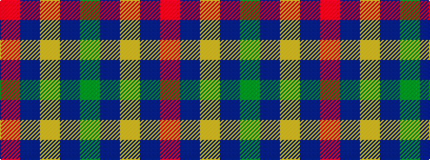 idealised woven sample of pattern GBYBR
