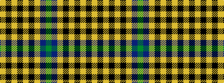 idealised woven sample of pattern GBYKYKYKY