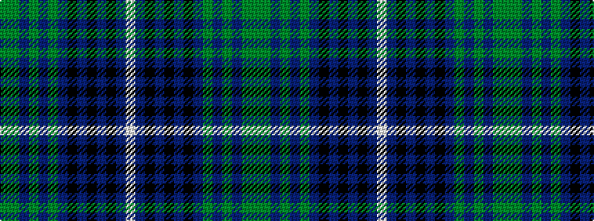 idealised woven sample of pattern GGBGBGBKBKBKBW