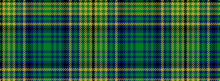idealised woven sample of pattern GGBGBGBKBYBGBYGYGYK