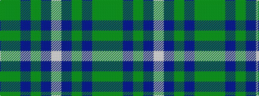 idealised woven sample of pattern GGBGBW