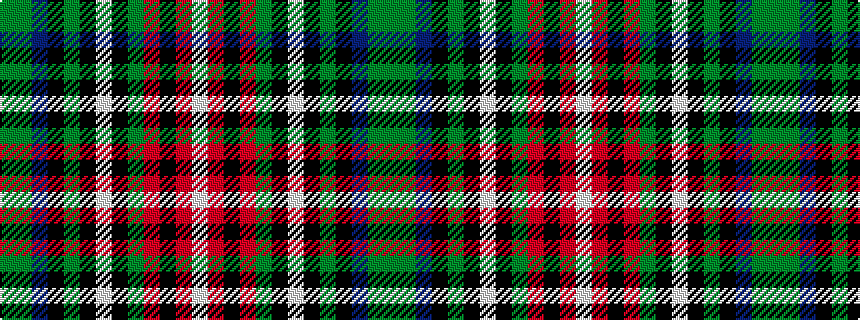 idealised woven sample of pattern GGBKGKWKGRKRW