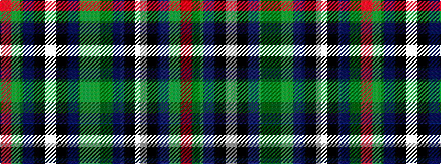 idealised woven sample of pattern GGBKWKBGR
