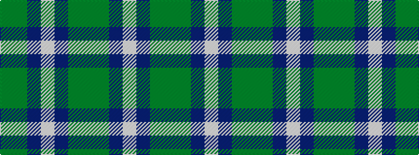 idealised woven sample of pattern GGBWBGG