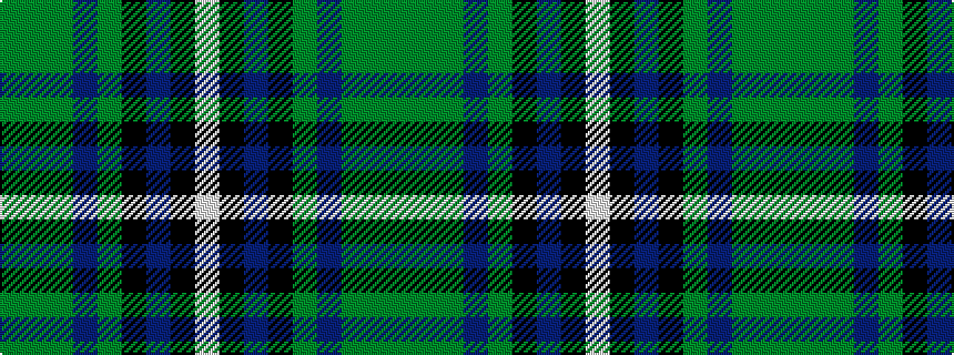 idealised woven sample of pattern GGGBGKBKW