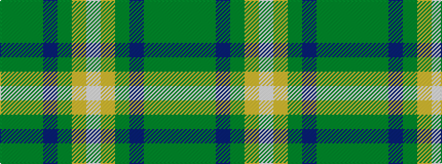 idealised woven sample of pattern GGGBGYW