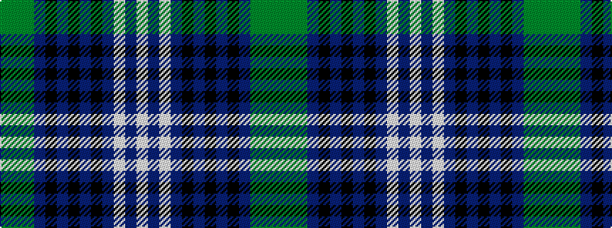 idealised woven sample of pattern GGGBKBKBKBWBW