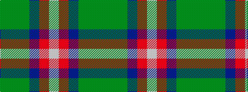 idealised woven sample of pattern GGGBRW