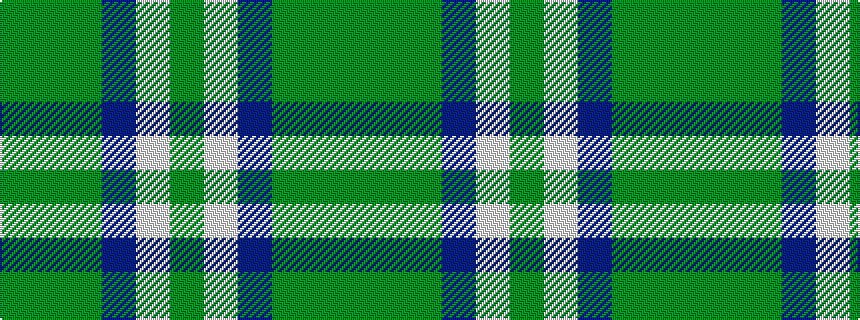 idealised woven sample of pattern GGGBWG