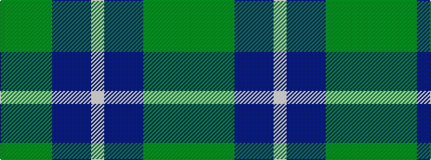 idealised woven sample of pattern GGGGBBBW