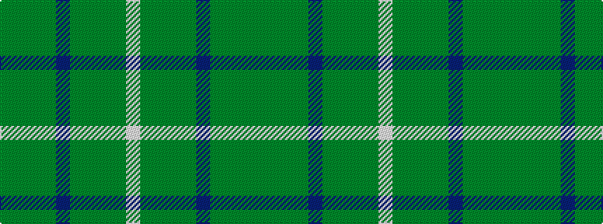 idealised woven sample of pattern GGGGBGGGGW