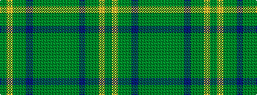 idealised woven sample of pattern GGGGBGGYG
