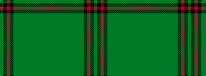 idealised woven sample of pattern GGGGGGGGGGGKRKG