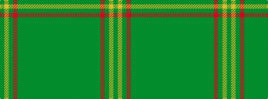 idealised woven sample of pattern GGGGGGGGGGRGYG