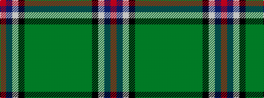 idealised woven sample of pattern GGGGGGKWBR