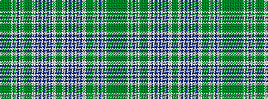 idealised woven sample of pattern GGGGGGWGWBWGWGGGGWWBWBWBWBWBWWGG