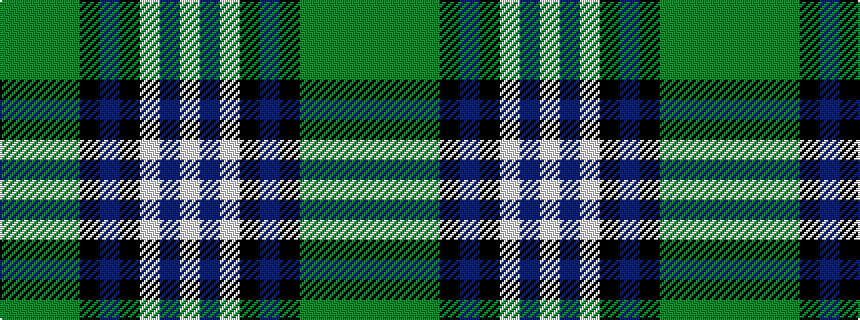 idealised woven sample of pattern GGGGKBKWBW