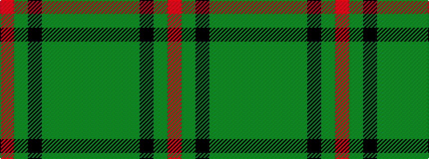 idealised woven sample of pattern GGGGKGR