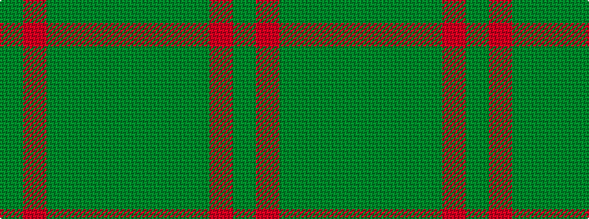 idealised woven sample of pattern GGGGRG
