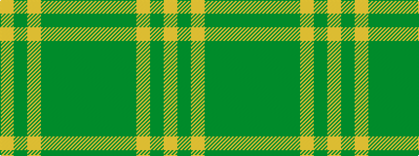 idealised woven sample of pattern GGGGYGY