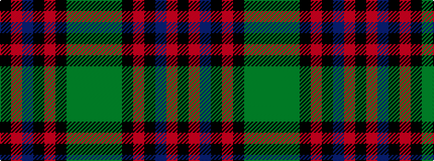 idealised woven sample of pattern GGGKRKBRK