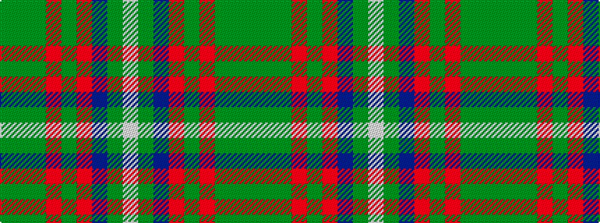 idealised woven sample of pattern GGGRGRBGW