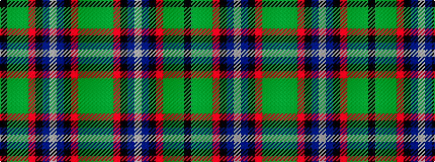 idealised woven sample of pattern GGGRKBWBKRGGGK