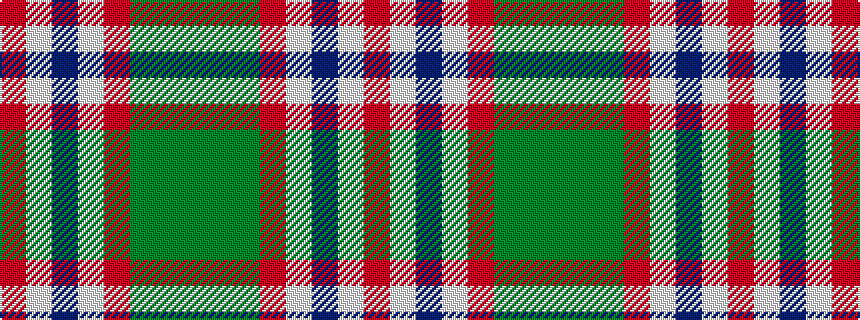 idealised woven sample of pattern GGGRWBWR