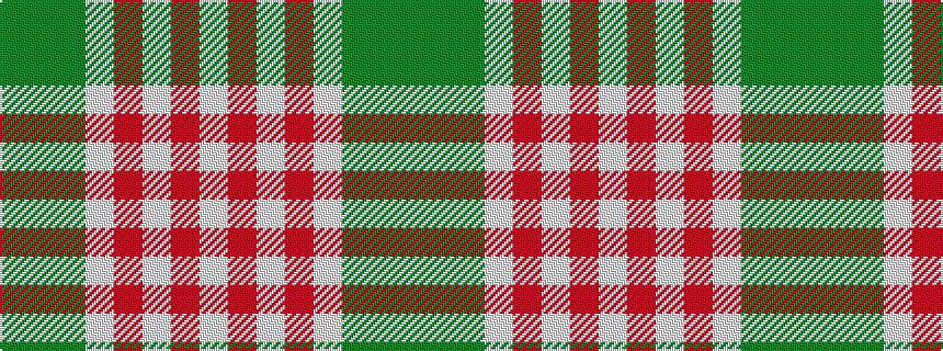 idealised woven sample of pattern GGGWRWRW