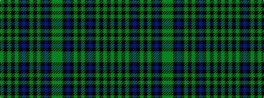 idealised woven sample of pattern GGKBKGKGKBKGKGKG