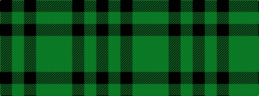 idealised woven sample of pattern GGKGK