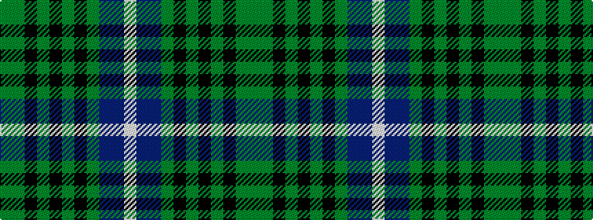 idealised woven sample of pattern GGKGKGKGBBW