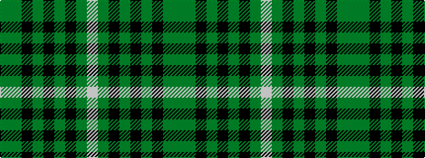 idealised woven sample of pattern GGKGKGKGW