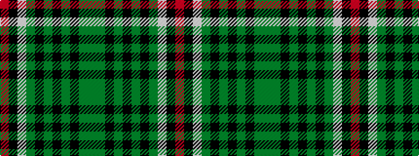 idealised woven sample of pattern GGKGKGKGWKR